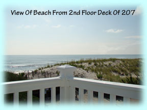 View Of Our Beach From 2nd Floor Of 207